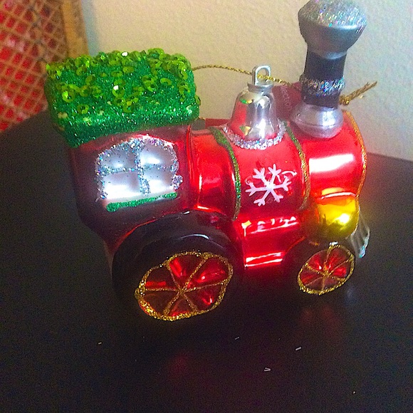 Handblown glass ornament vehicle 🚗 NWT  train For holidays - Picture 2 of 3